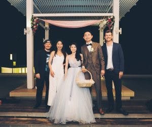 台中婚禮樂團-心之芳庭天空Villa戶外婚禮-外籍婚禮樂團創造美式婚禮氛圍